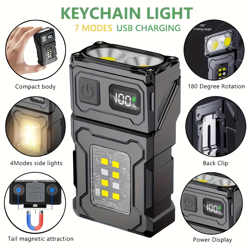 Outdoor Lighting Setup - مصباح جيب LED صغير قابل لإعادة