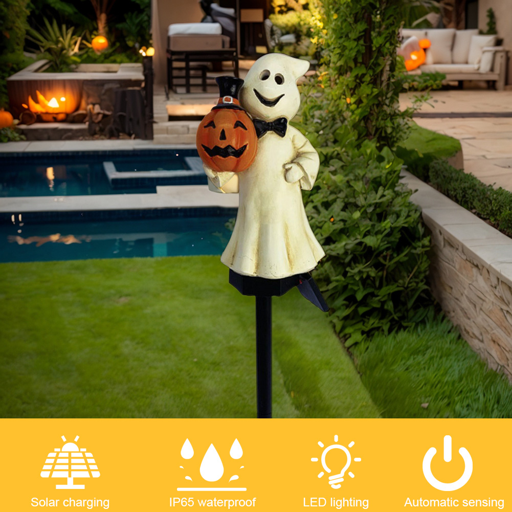 Outdoor Lighting Yard Stakes - إضاءة ممر الهالوين الخارجية على شكل