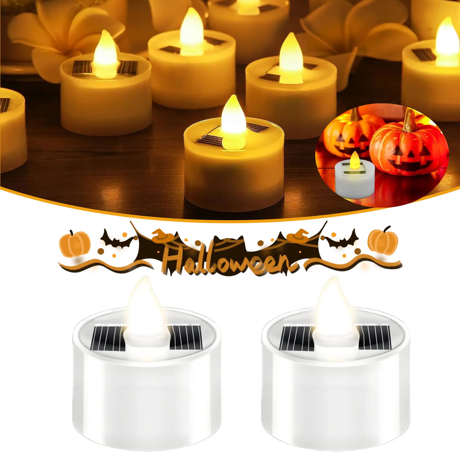 Outdoor Lighting Company - 1-10 قطع من شموع الشاي الشمسية