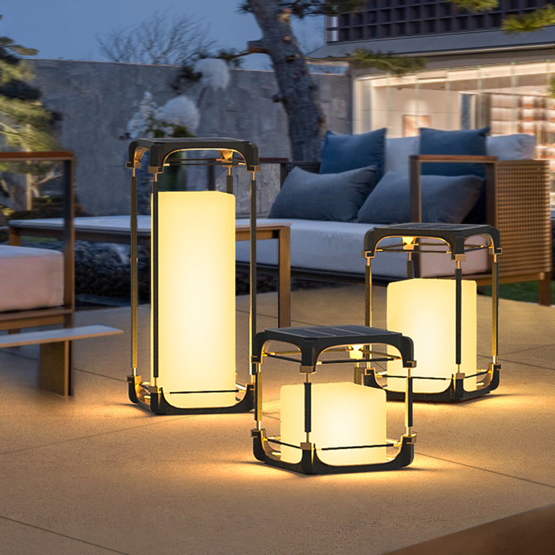 Outdoor Lighting Led - مصباح أرضي مضيء للفناء يعمل بالطاقة