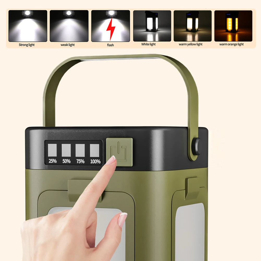 مصباح تخييم خارجي يعمل بالطاقة - مراجعة Outdoor Lighting Led وسعره