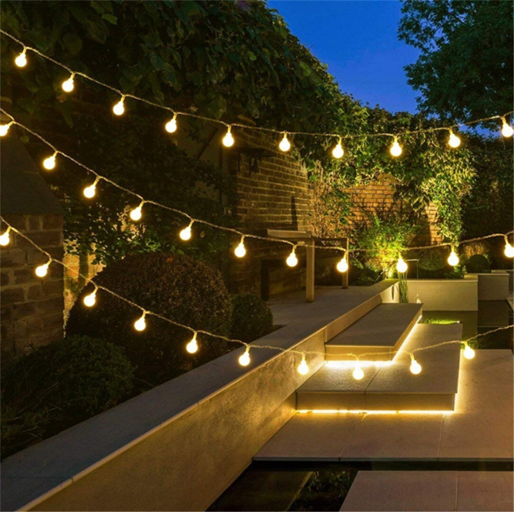 أضواء خيطية تعمل بالطاقة الشمس - مراجعة Outdoor Lighting Led وسعره