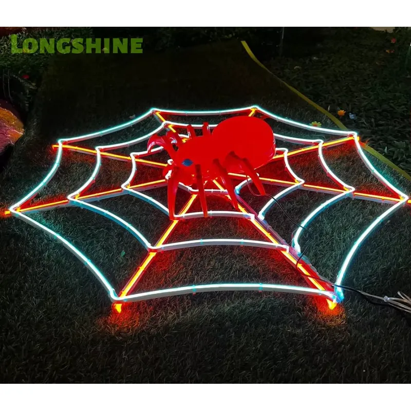 أضواء LED على شكل شبكة عنكبوت  - مراجعة Outdoor Lighting Tree وسعره