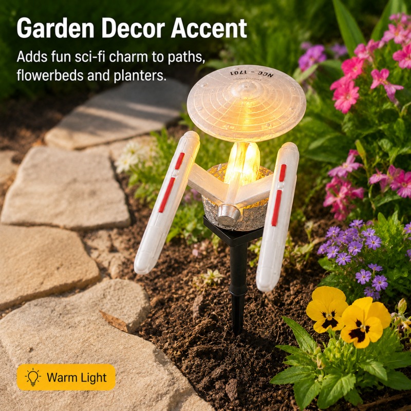 مصباح حديقة شمسي على شكل سفينة - مراجعة Outdoor Lighting Company وسعره