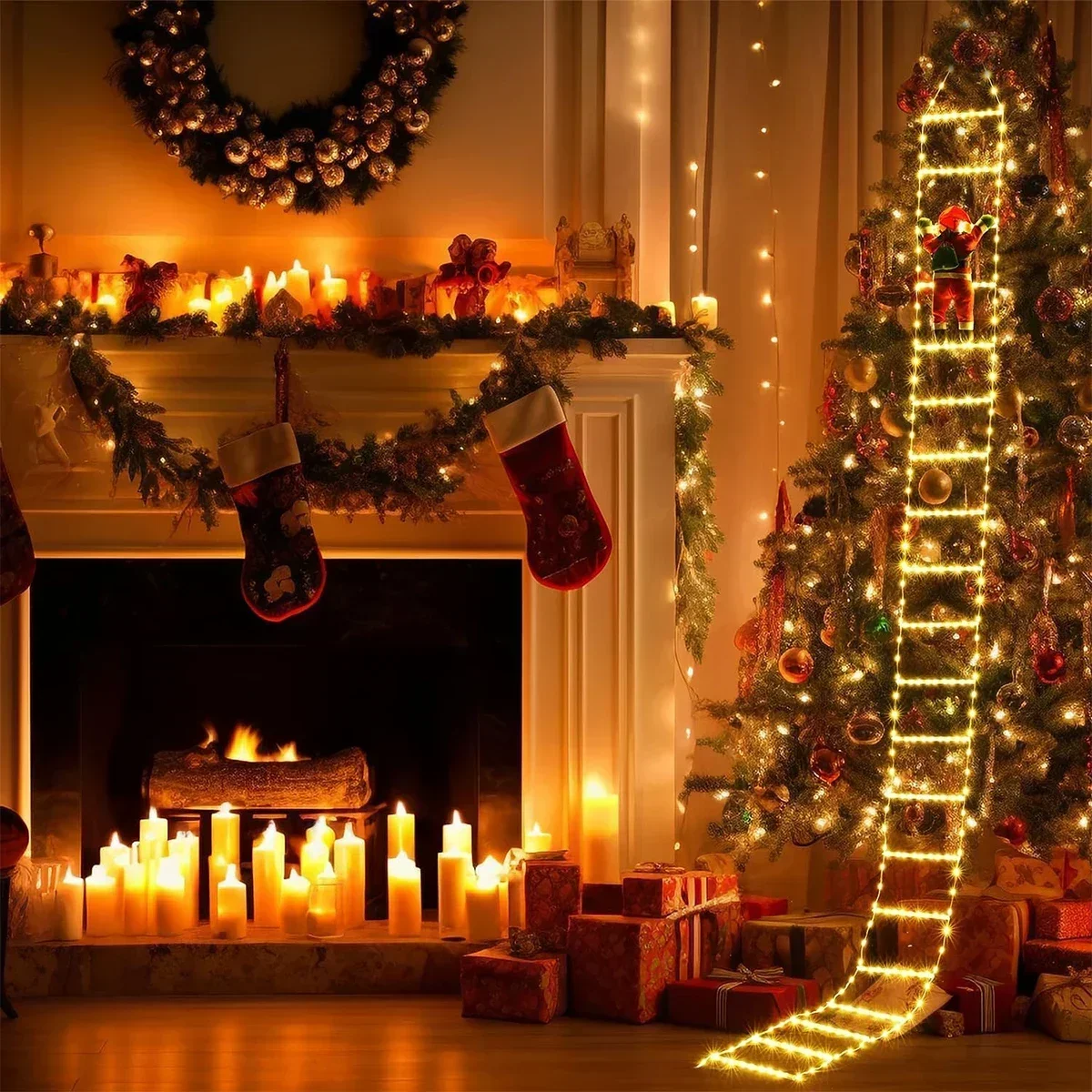 مصباح سلم LED لديكور عيد الميل - مراجعة Outdoor Lighting Tree وسعره