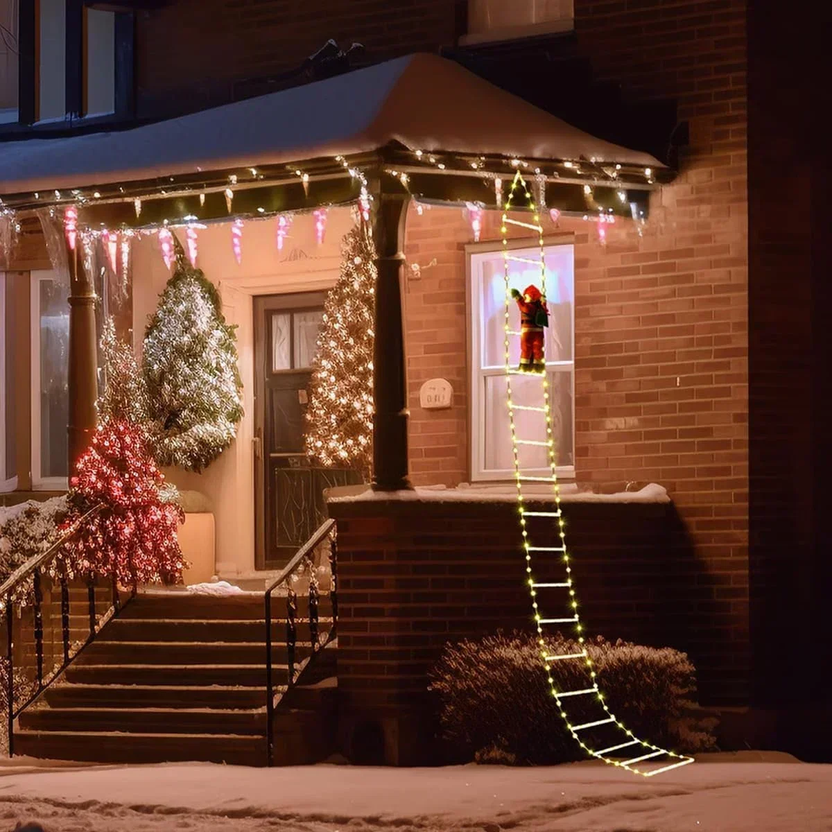 مصباح سلم LED لديكور عيد الميل - مراجعة Outdoor Lighting Tree وسعره