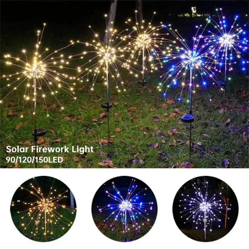 150LED الشمسية حديقة الهندباء  - مراجعة Outdoor Lighting Yard Stakes وسعره