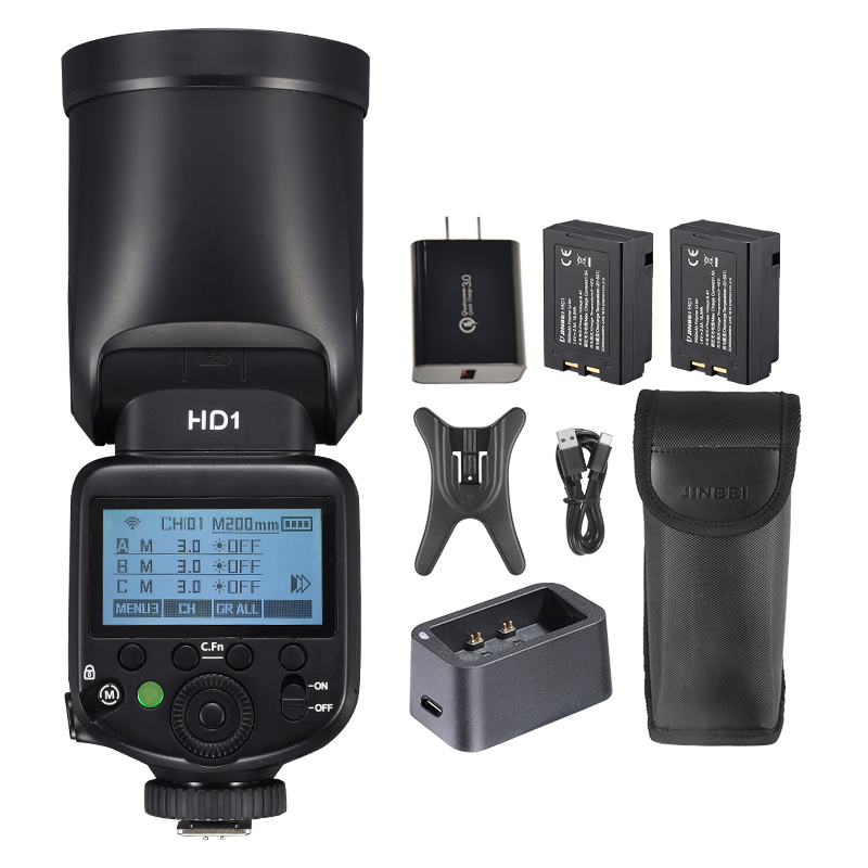 طقم إضاءة فلاش كاميرا JINBEI H - مراجعة Outdoor Lighting Kit Photography وسعره