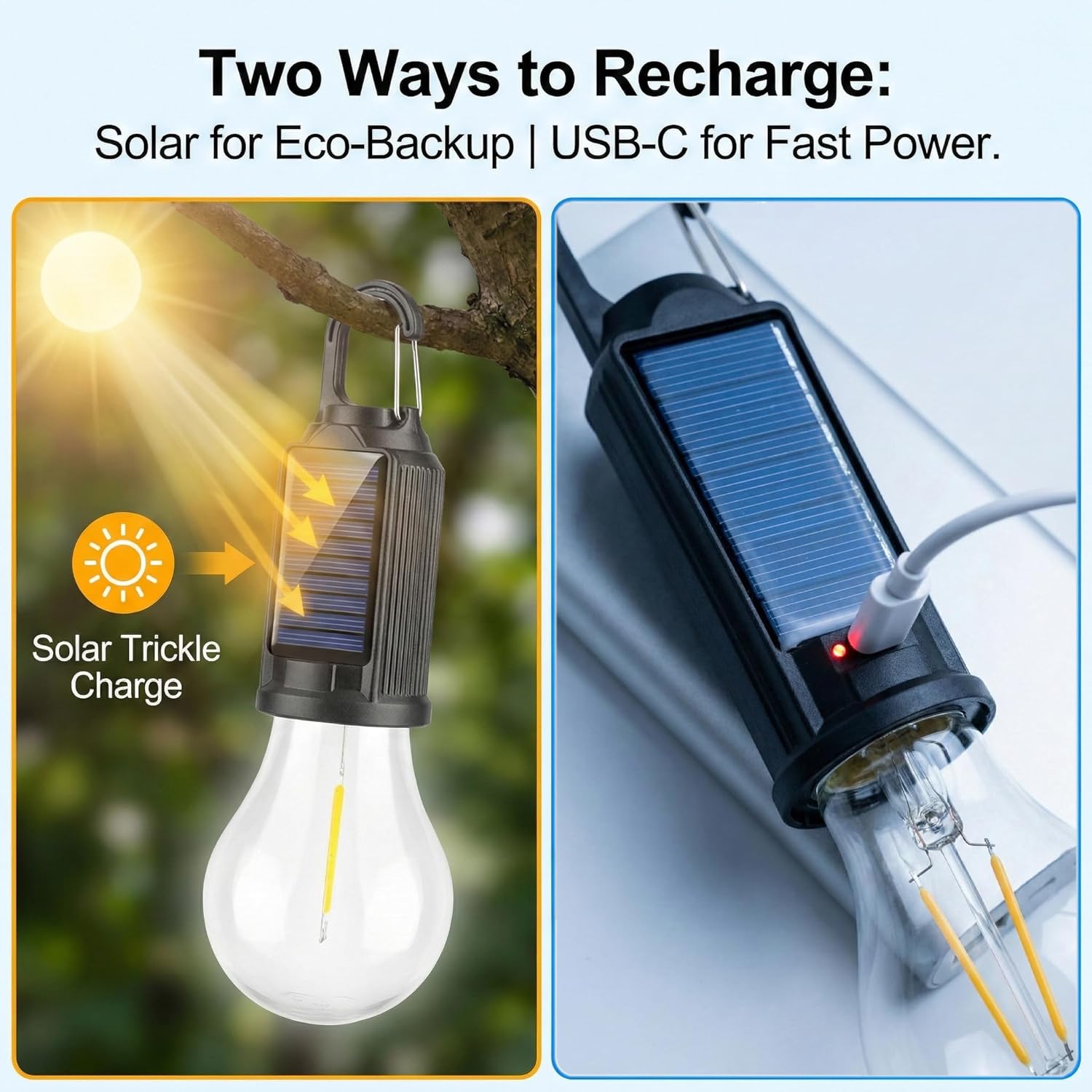 مصابيح LED للتخييم تعمل بالطاق - مراجعة Photocell Outdoor Lighting وسعره