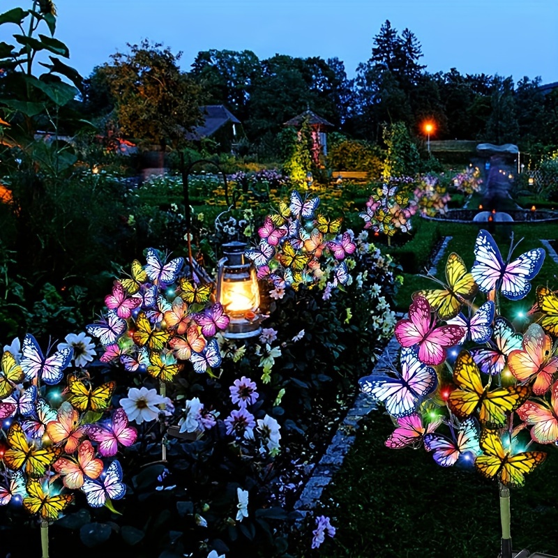أضواء حديقة الفراشة LED بالطاق - مراجعة Photocell Outdoor Lighting وسعره