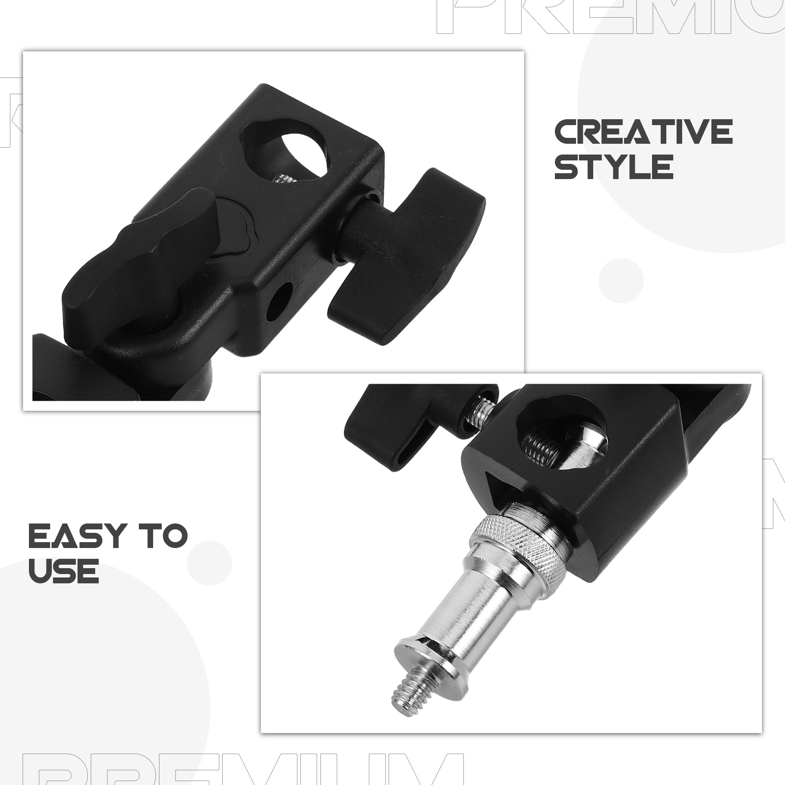 دعامة فلاش مدمجة مع حامل تثبيت - مراجعة Outdoor Lighting Kit Photography وسعره