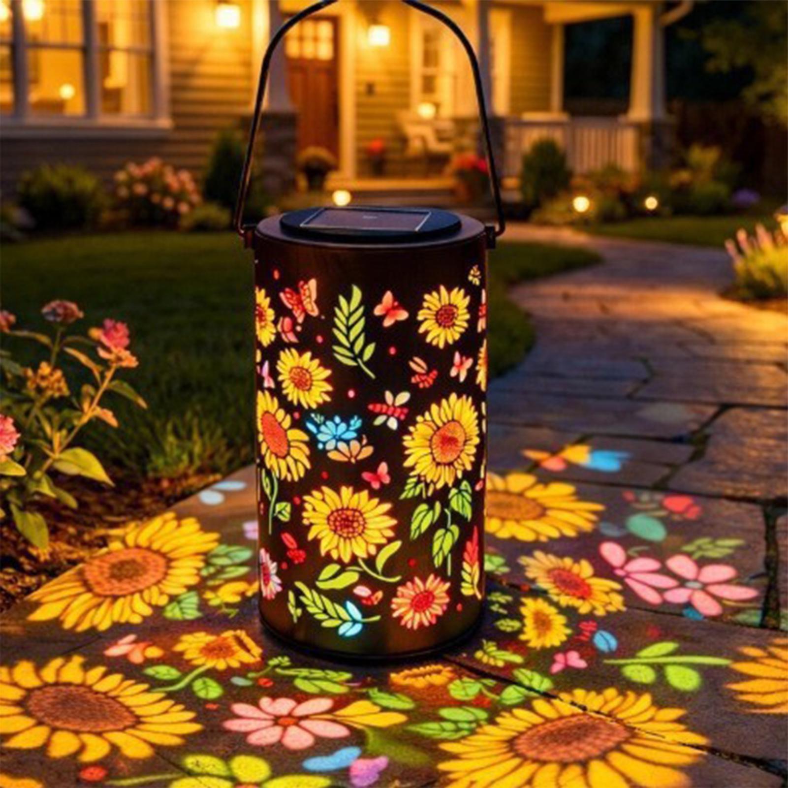 فانوس شمسي على شكل زهرة عباد ا - مراجعة Outdoor Lighting Tree وسعره
