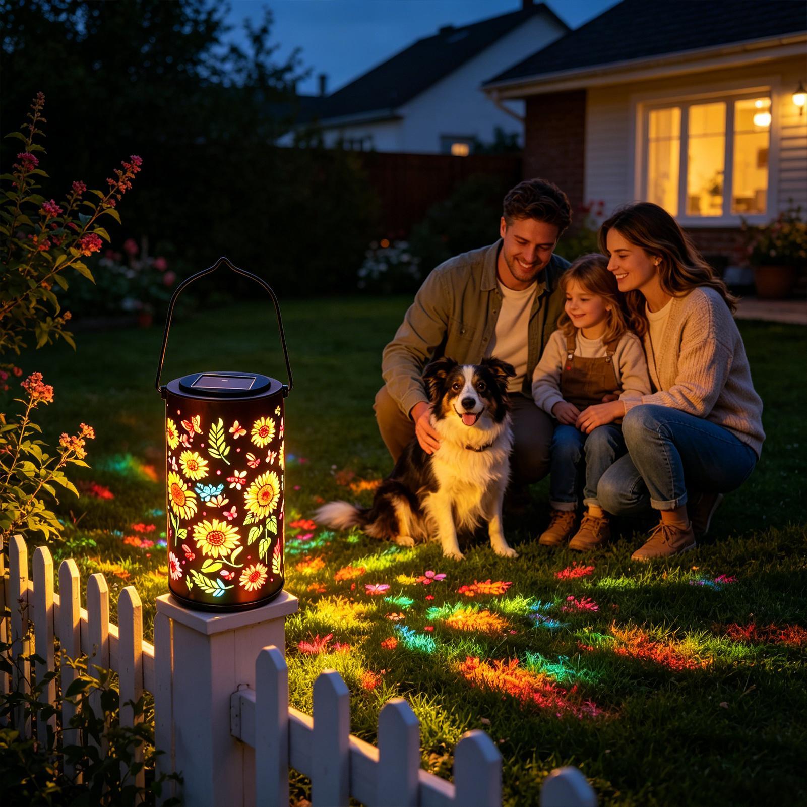 فانوس شمسي على شكل زهرة عباد ا - مراجعة Outdoor Lighting Tree وسعره
