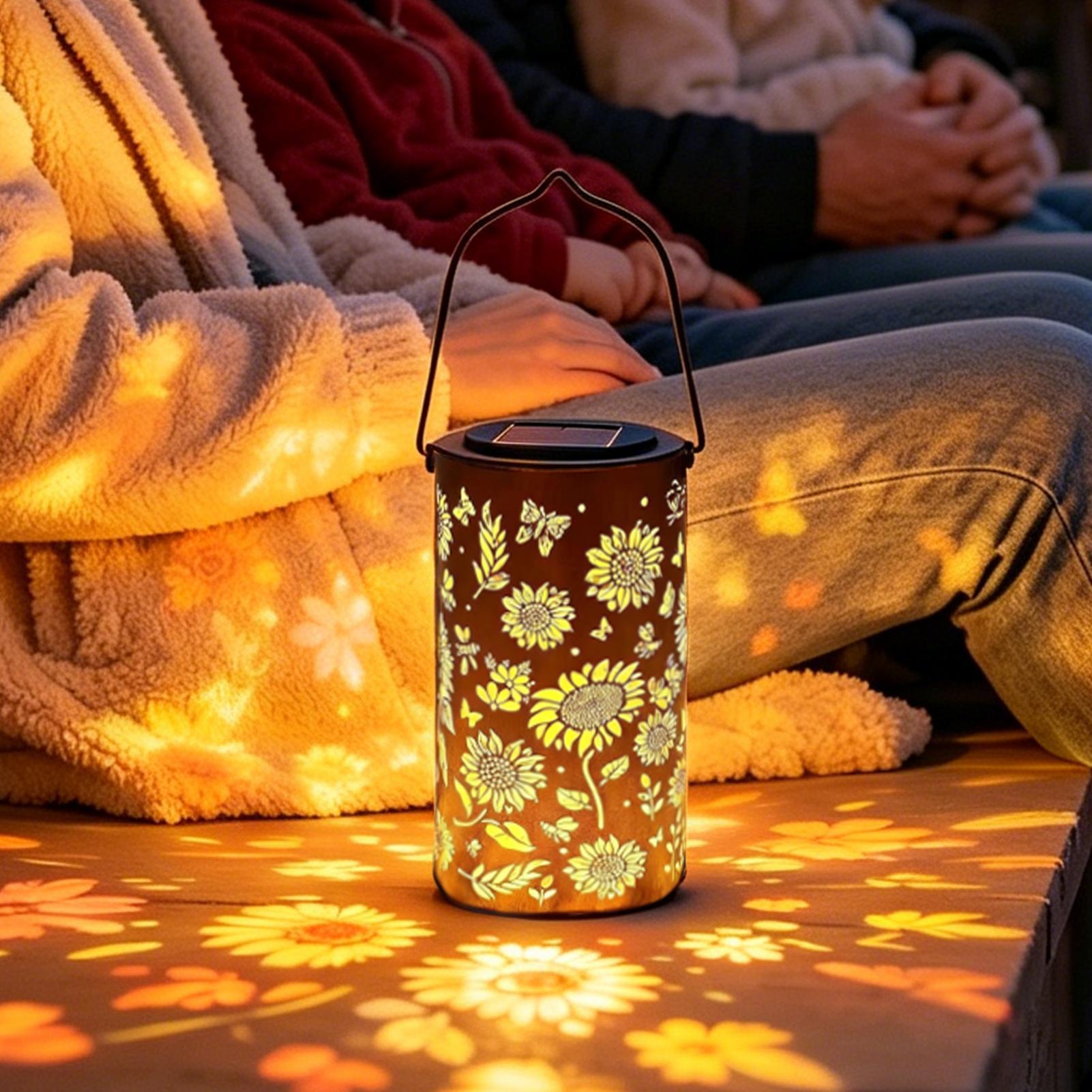 فانوس شمسي على شكل زهرة عباد ا - مراجعة Outdoor Lighting Tree وسعره