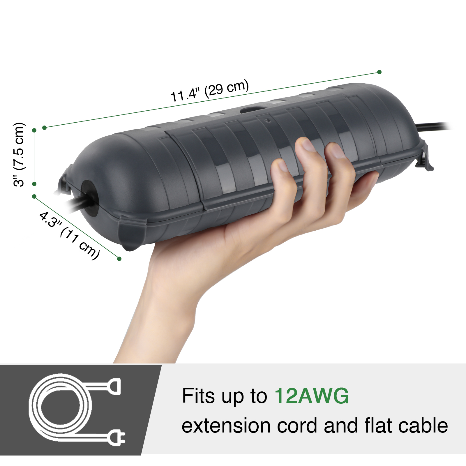 صندوق كهربائي خارجي كبير مقاوم - مراجعة Outdoor Lighting Cable وسعره