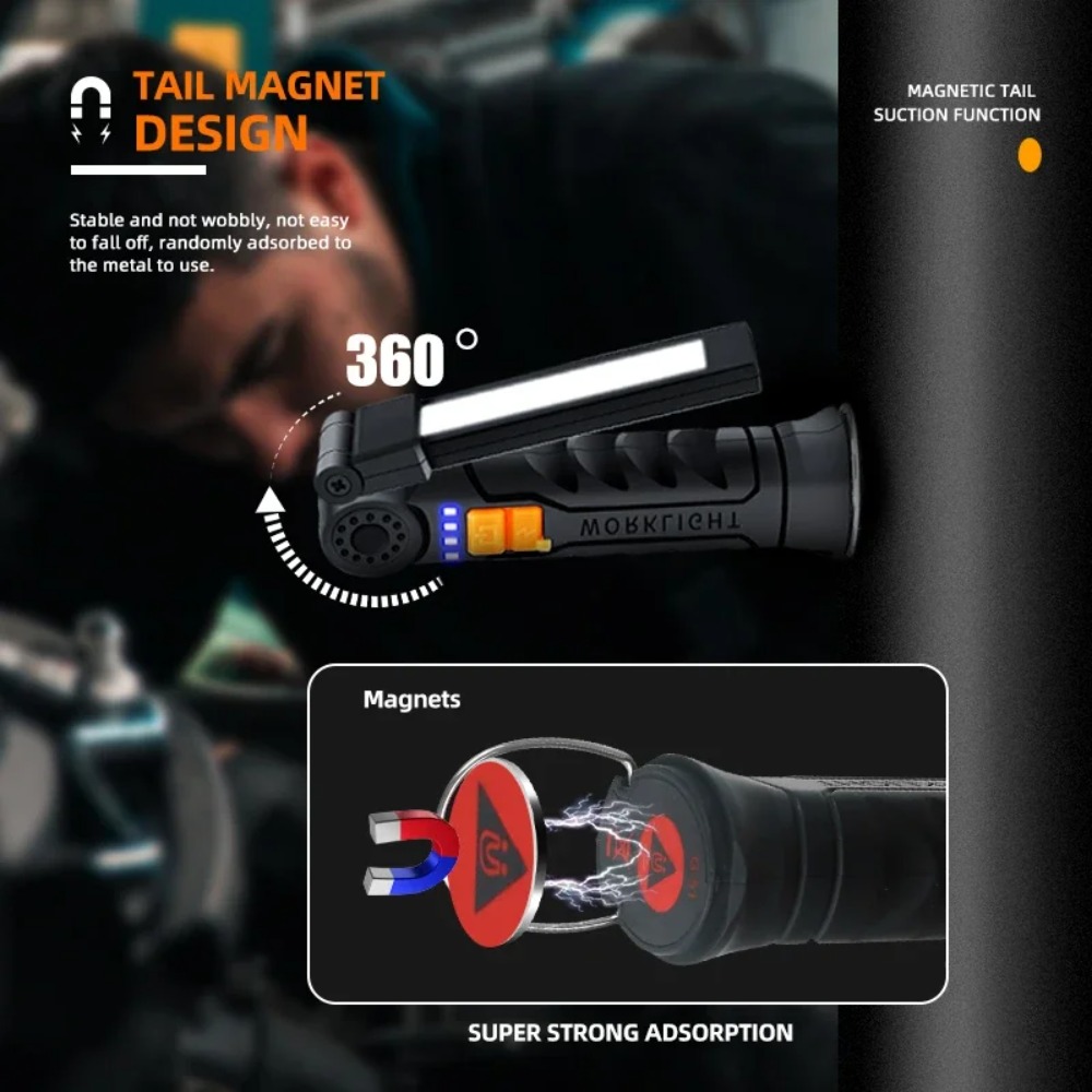 مصباح يدوي COB LED محمول USB ق - مراجعة Outdoor Lighting Setup وسعره