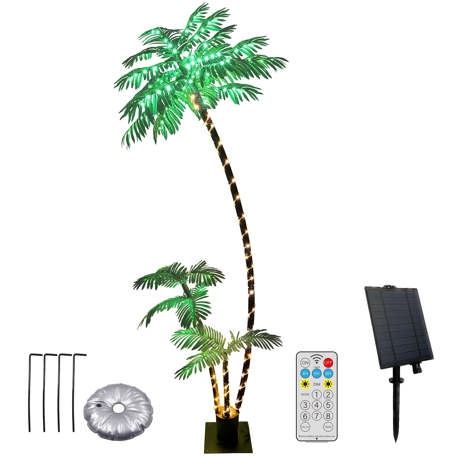 شجرة نخيل صناعية مضاءة بالطاقة - مراجعة Outdoor Lighting Tree وسعره