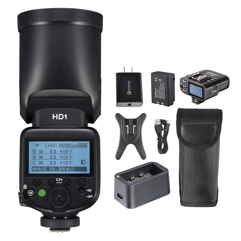 فلاش كاميرا JINBEI HD-1 للتصوي - مراجعة Outdoor Lighting Kit Photography وسعره