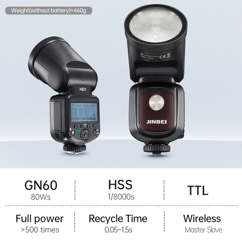 فلاش كاميرا JINBEI HD-1 للتصوي - مراجعة Outdoor Lighting Kit Photography وسعره