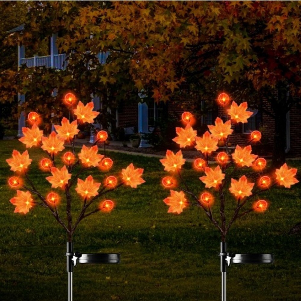 مصباح شمسي خارجي بـ20 مصباح LE - مراجعة Outdoor Lighting Tree وسعره
