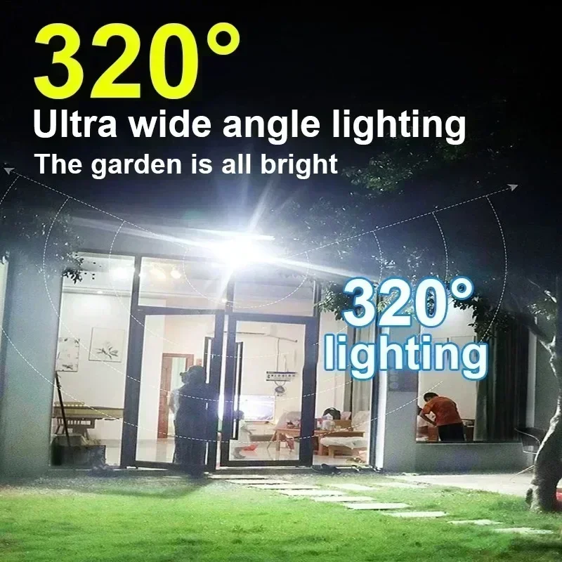 12000LM مصباح الجدار الشمسي ال - مراجعة Photocell Outdoor Lighting وسعره