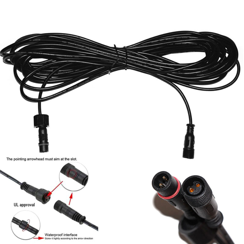 كابل تمديد مصباح شمسي ليد مزدو - مراجعة Outdoor Lighting Cable وسعره