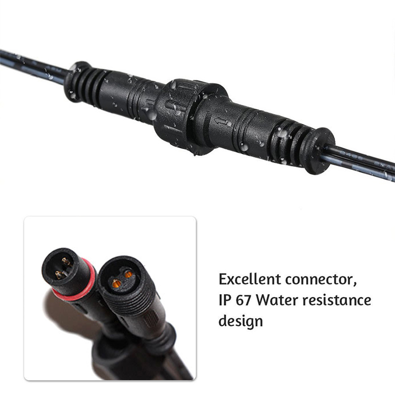 كابل تمديد مصباح شمسي ليد مزدو - مراجعة Outdoor Lighting Cable وسعره