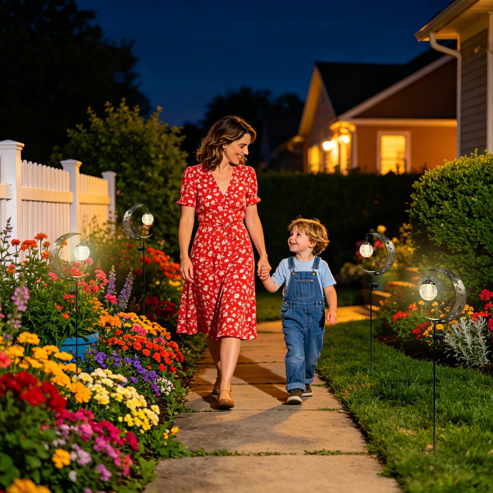 أضواء حديقة تعمل بالطاقة الشمس - مراجعة Outdoor Lighting Yard Stakes وسعره