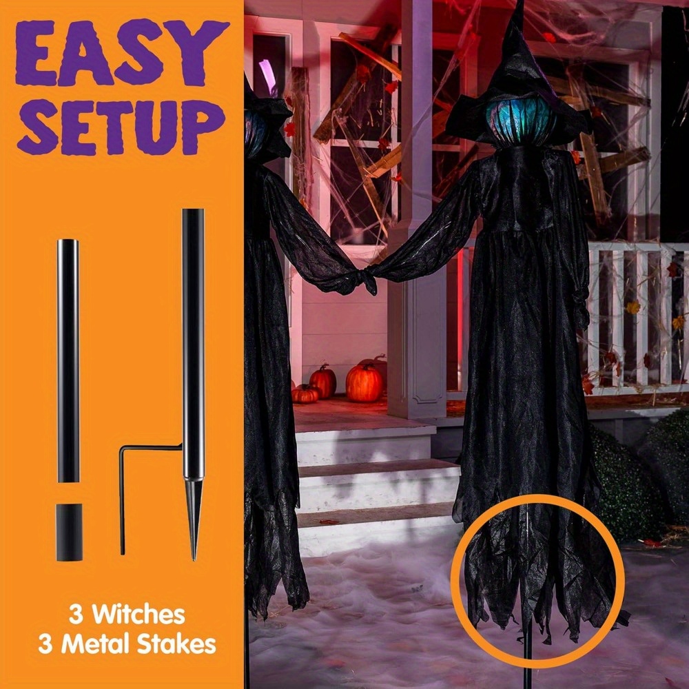 3 قطع من ديكورات الساحرة للهال - مراجعة Outdoor Lighting Yard Stakes وسعره