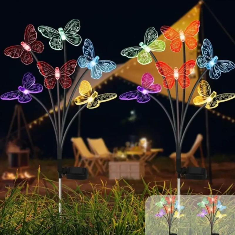 أضواء الفراشة تعمل بالطاقة الش - مراجعة Outdoor Lighting Led وسعره