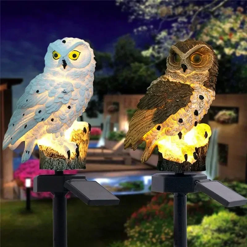 تمثال بومة يعمل بالطاقة الشمسي - مراجعة Outdoor Lighting Setup وسعره