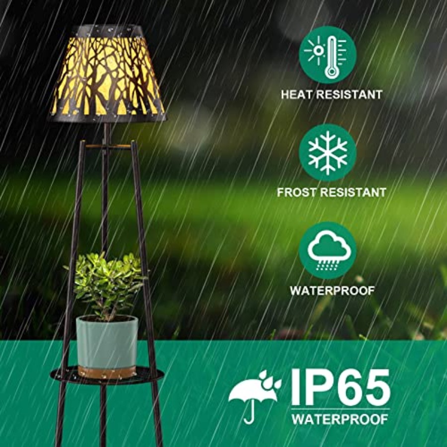 مصباح أرضي شمسي خارجي مع حامل  - مراجعة Outdoor Lighting Led وسعره