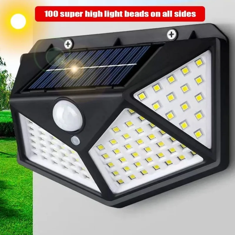 100Led مصباح للطاقة الشمسية مت - مراجعة Photocell Outdoor Lighting وسعره