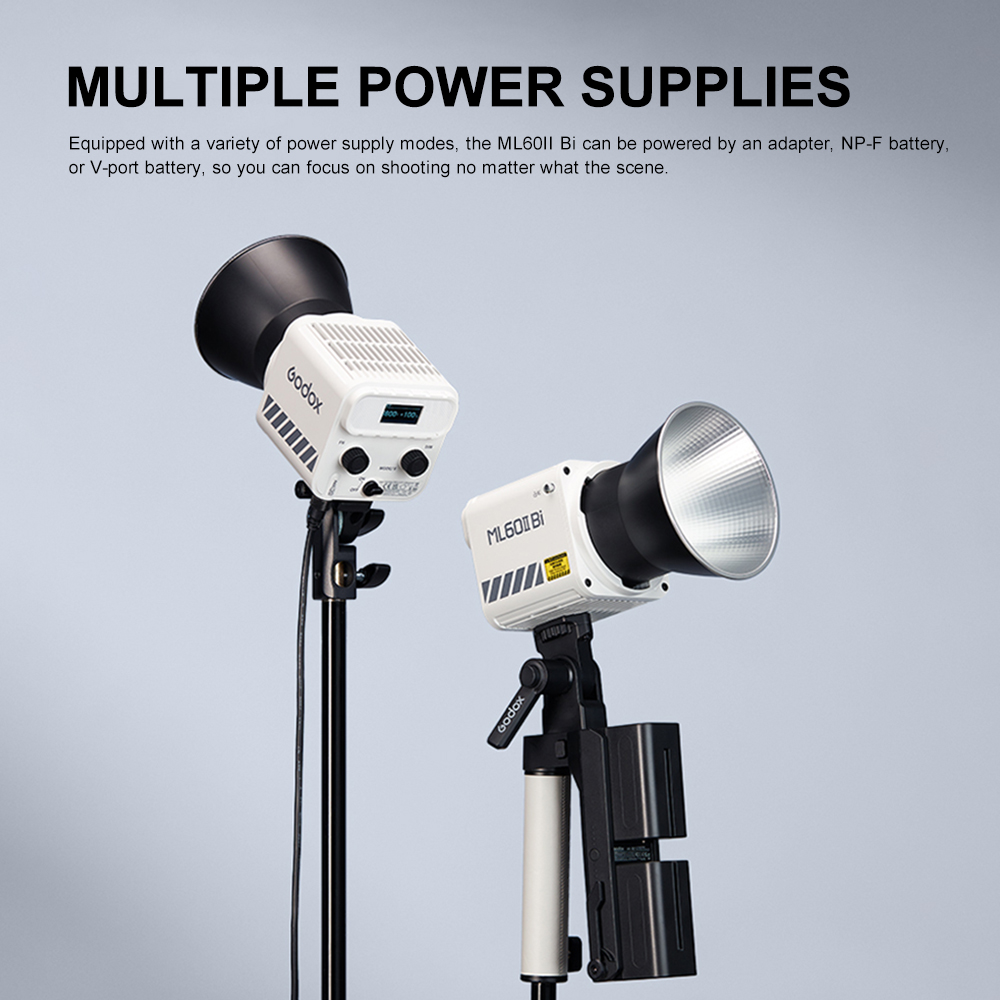 Godox ML60II BI الفيديو الضوئي - مراجعة Outdoor Lighting Kit Photography وسعره