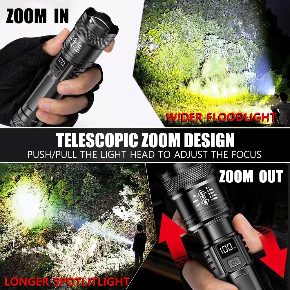 مصباح يدوي LED قابل لإعادة الش - مراجعة Outdoor Lighting Setup وسعره