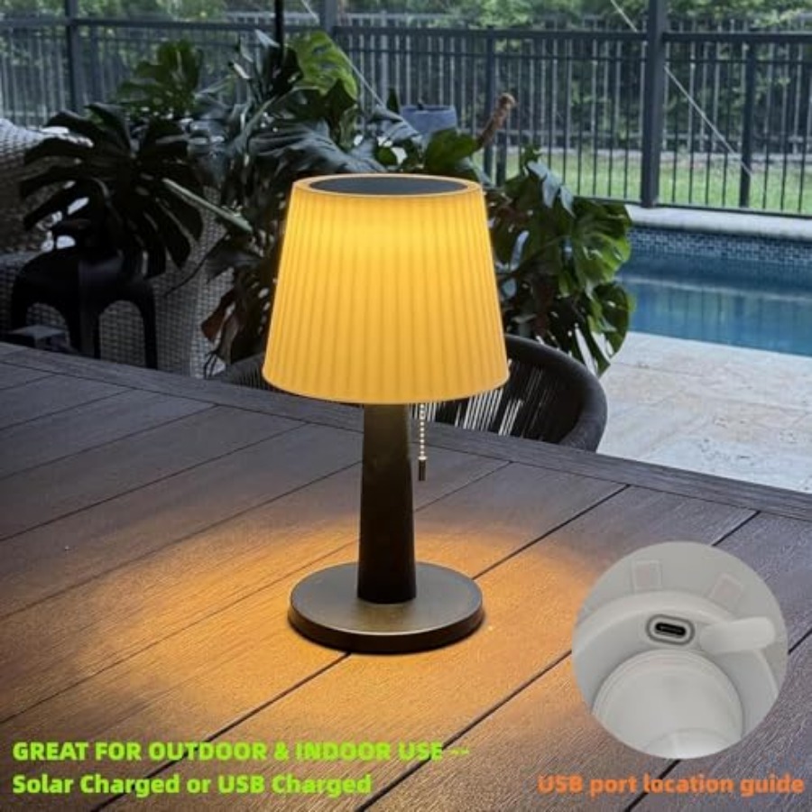 مصابيح طاولة تعمل بالطاقة الشم - مراجعة Outdoor Lighting Led وسعره