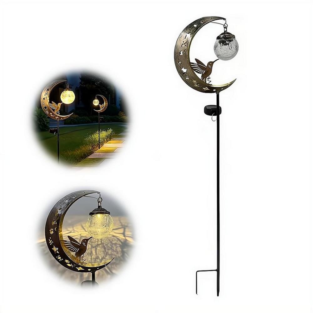مصباح حديقة شمسي على شكل طائر  - مراجعة Outdoor Lighting Yard Stakes وسعره