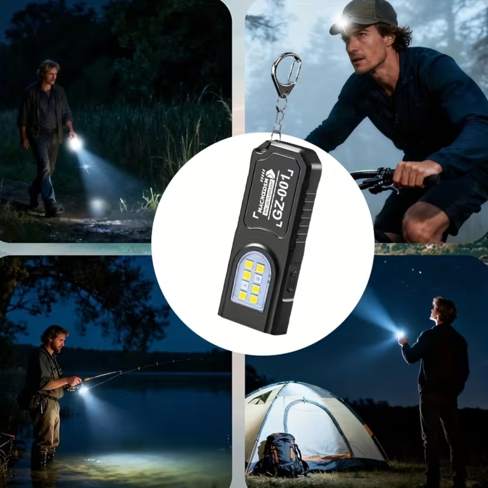 مصباح يدوي صغير COB LED بسلسلة - مراجعة Outdoor Lighting Setup وسعره